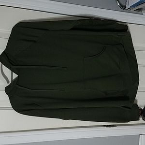 NWOT Olive green pullover jacket